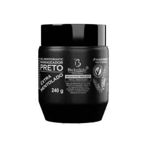 GEL PRETO EXTRA MENTOLADO 240G