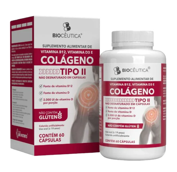 SUPLEMENTOS ALIMENTAR DE VITAMINA B12,VITAMINA D3 E COLÁGENO TIPO II