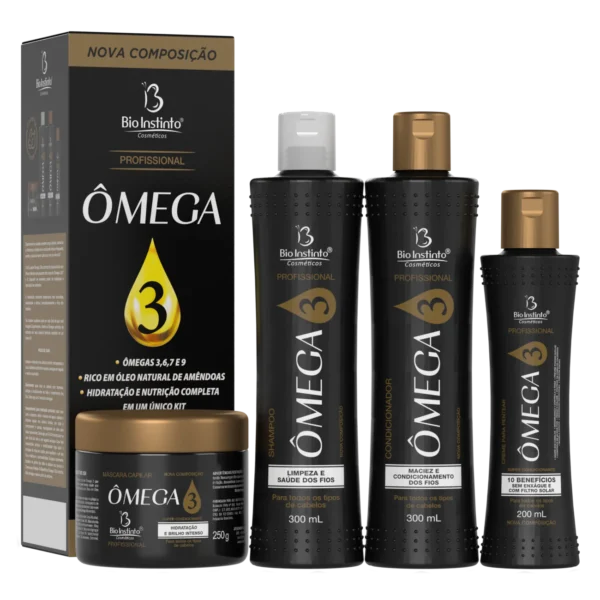 KIT CAPILAR OMEGA 3 4 ITENS